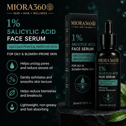 MIORA360 1% Salicylic Acid Face Serum