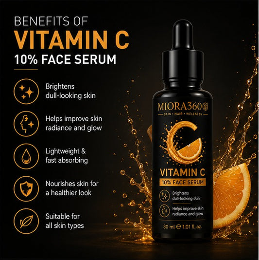 MIORA360 Vitamin C 10% Face Serum