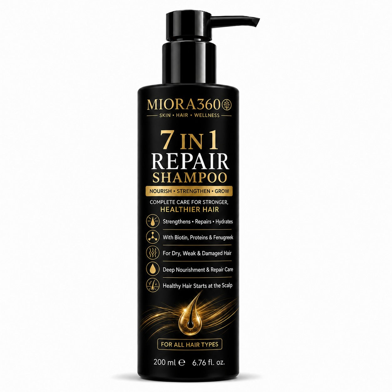 MIORA360 7 in 1 Repair Shampoo